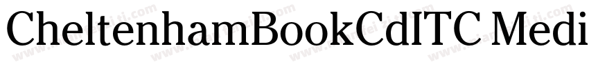 CheltenhamBookCdITC Medium字体转换